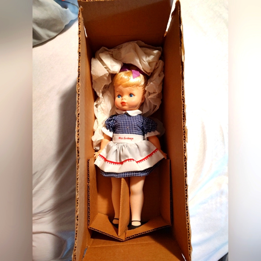 Vintage Miss Sunbeam Bread 14" Doll Promotional Horsman New In Original Box NIB